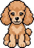Poodle pixel art