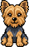 Yorkshire Terrier pixel art