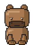 Capybara pixel art