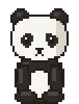 Giant Panda pixel art