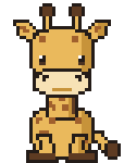 Giraffe pixel art