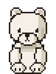 Polar Bear pixel art