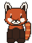 Red Panda pixel art