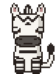 Zebra pixel art